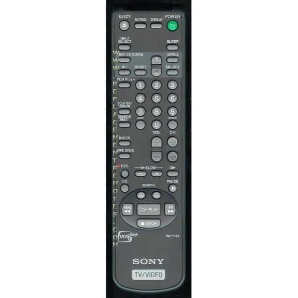 Sony RM-Y153 VCR Remote Control – 147586114 – RMY153