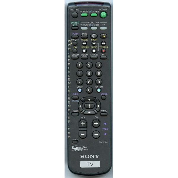 Sony RM-Y154 TV Remote Control – RMY154