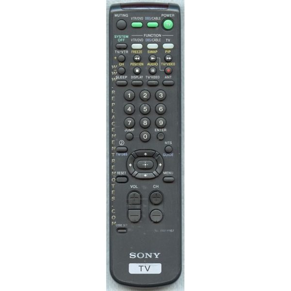 Sony RM-Y167 TV Remote Control – RMY167