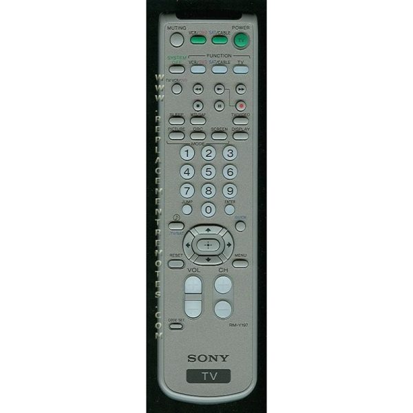 Sony RM-Y197 TV Remote Control – RMY197