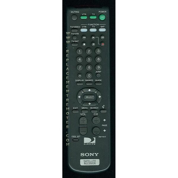 Sony RM-Y812 Satellite Remote Control – RMY812