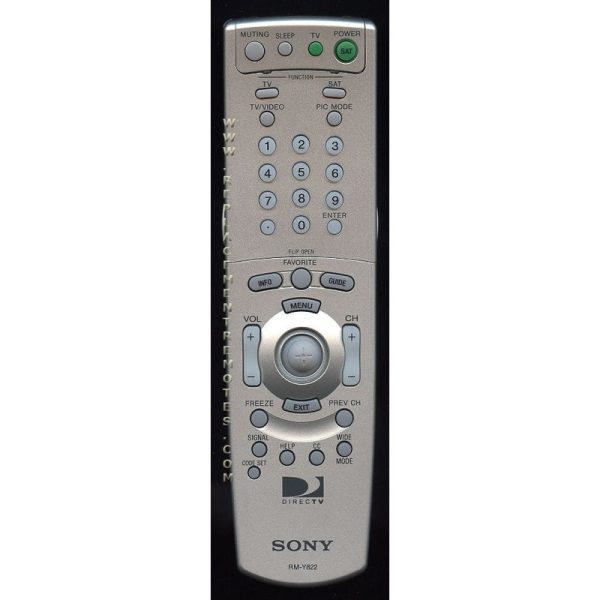 Sony RM-Y822 Satellite Remote Control – RMY822
