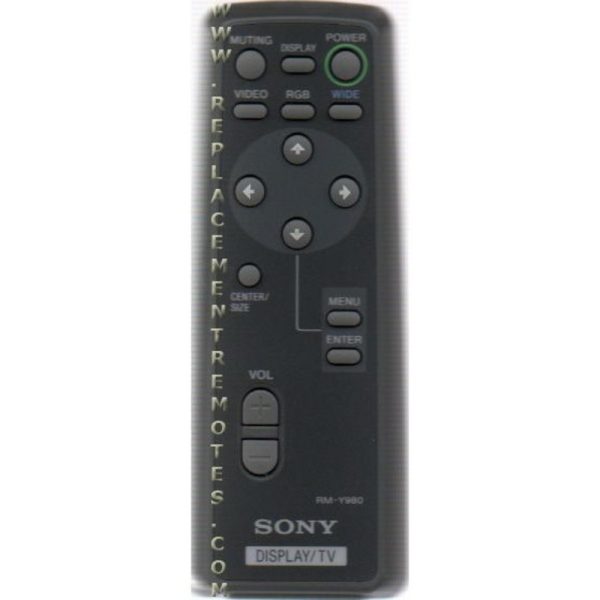 Sony RM-Y980 TV Remote Control – RMY980