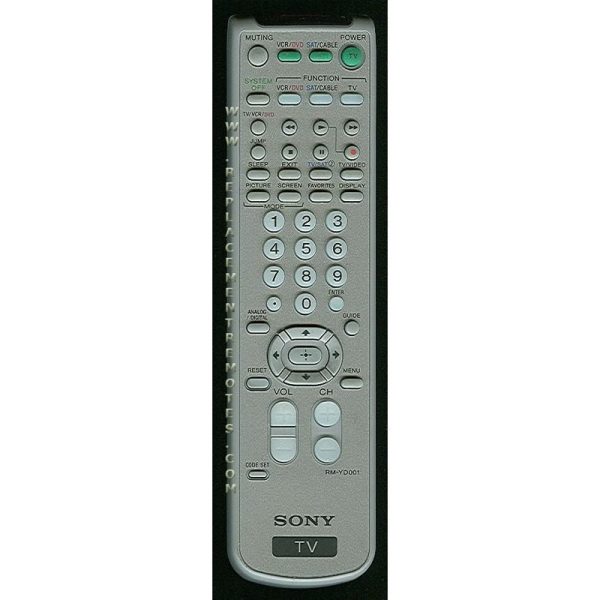 Sony RM-YD001 TV Remote Control – RMYD001