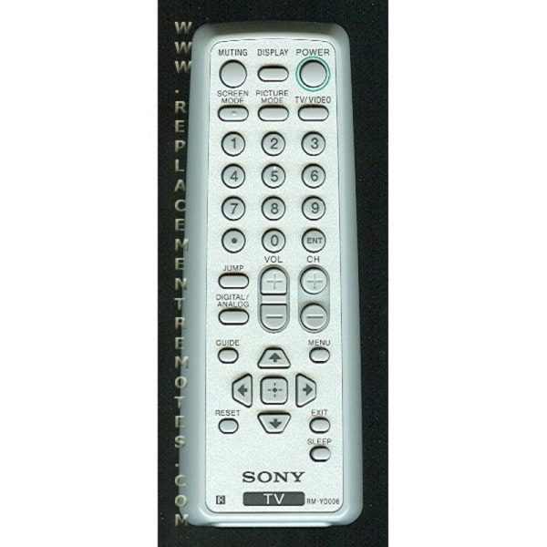 Sony RM-YD006 TV Remote Control – RMYD006