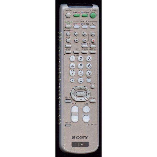 Sony RM-YD007 TV Remote Control – RMYD007