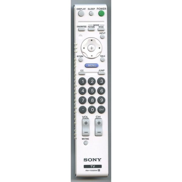 Sony RM-YD025W TV Remote Control – RMYD025W