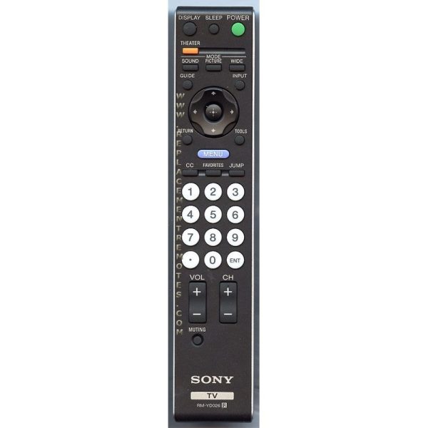 Sony RM-YD026 TV Remote Control – RMYD026