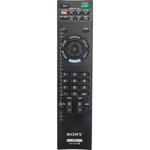 Sony RM-YD035 TV Remote Control – RMYD035