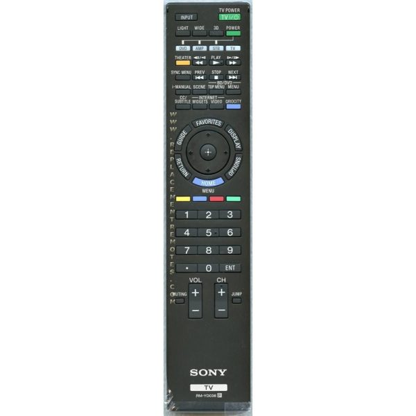 Sony RM-YD036 TV Remote Control – RMYD036