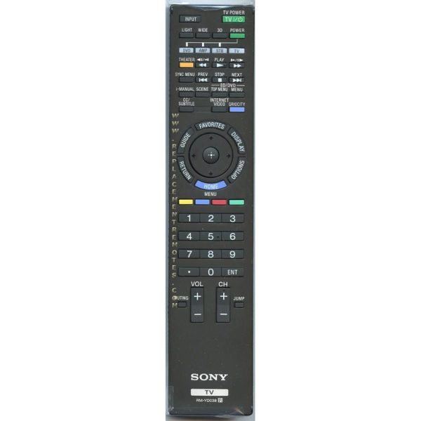 Sony RM-YD038 TV Remote Control – RMYD038