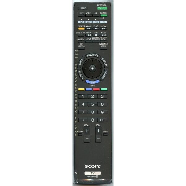 Sony RM-YD053 TV Remote Control – RMYD053