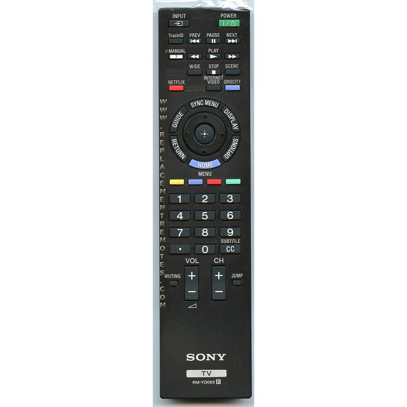 Sony RM-YD063 TV Remote Control – RMYD063