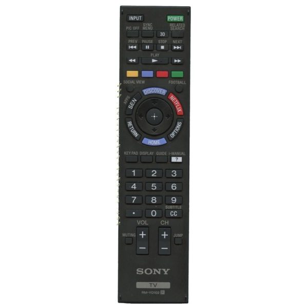 Sony RM-YD102 TV Remote Control – RMYD102
