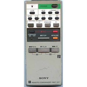 Sony RMT-317 VCR Remote Control – RMT-317 – RMT317