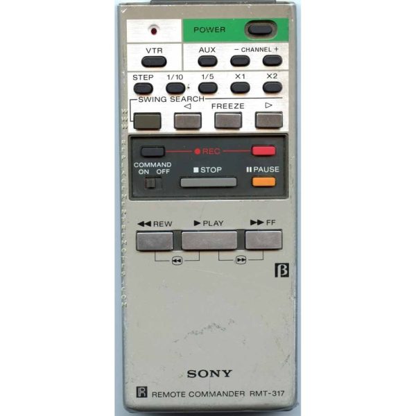 Sony RMT-317 VCR Remote Control – RMT-317 – RMT317