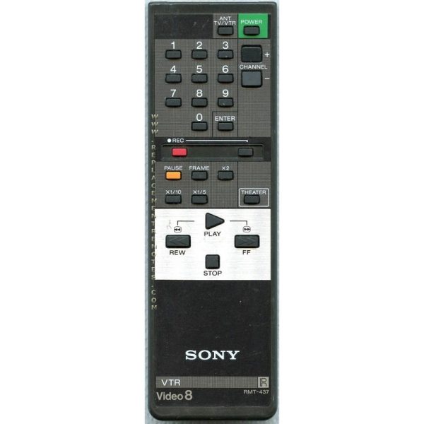 Sony RMT-437 VCR Remote Control – A6767489A – RMT437