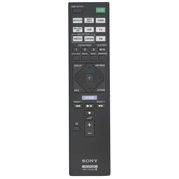 Sony RMT-AA130U Receiver Remote Control – RMTAA130U