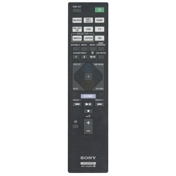 Sony RMT-AA230U Receiver Remote Control – RMTAA230U