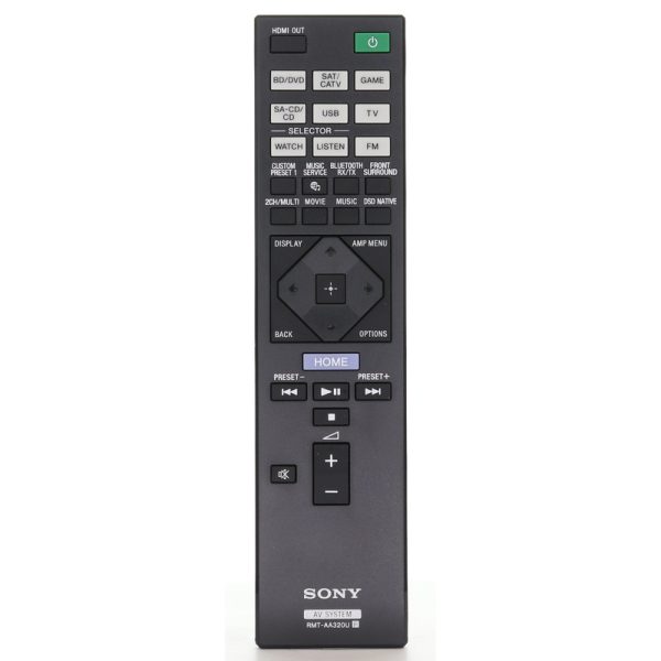 Sony RMT-AA320U Receiver Remote Control – RMTAA320U