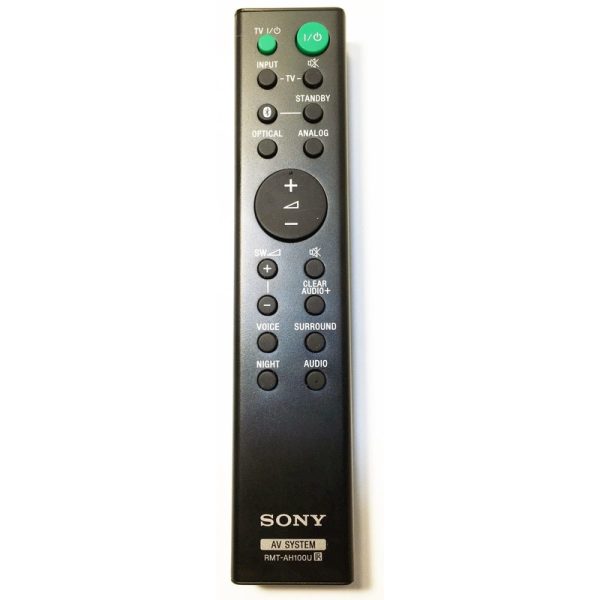 Sony RMT-AH100U Sound Bar Remote Control – RMTAH100U