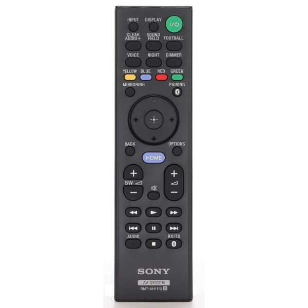 Sony RMT-AH111U Sound Bar Remote Control – 149293511 – RMTAH111U