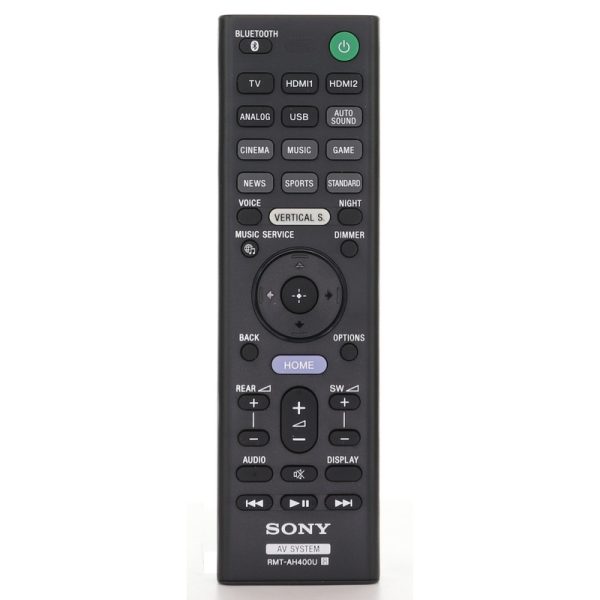 Sony RMT-AH400U Receiver Remote Control – RMTAH400U