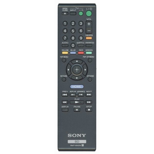 Sony RMT-B107A Blu-ray Remote Control – RMTB107A