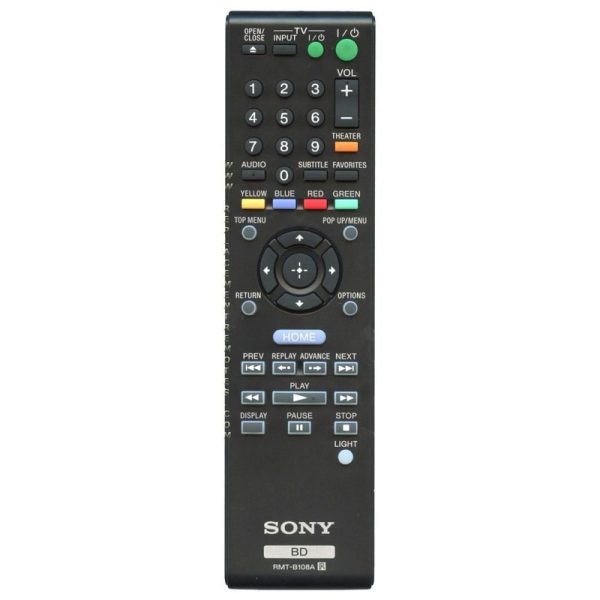 Sony RMT-B108A Blu-ray Remote Control – RMTB108A
