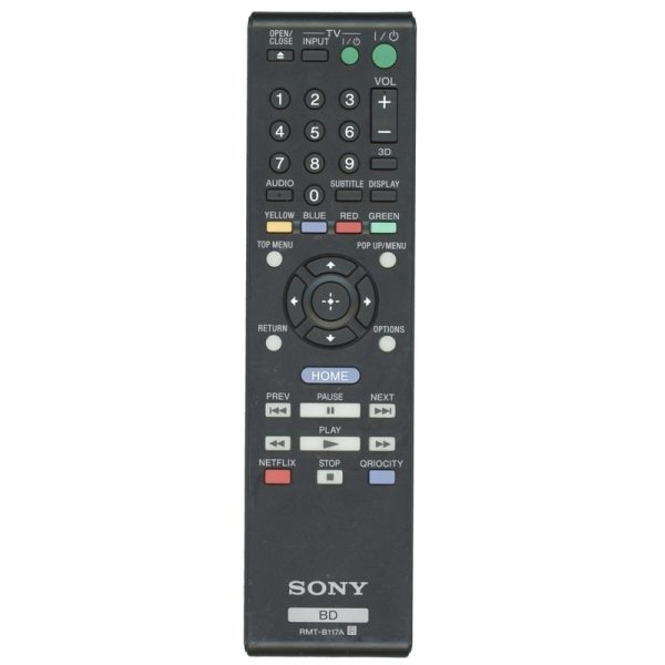 Sony RMT-B117A Blu-ray Remote Control – RMTB117A
