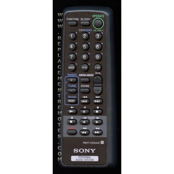 Sony RMT-CD5AD Audio Remote Control – RMTCD5AD