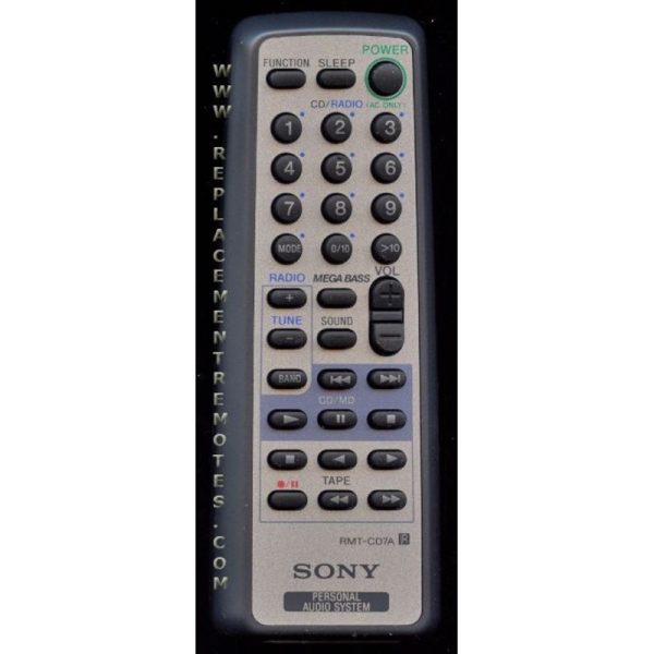 Sony RMT-CD7A Audio Remote Control – RMTCD7A