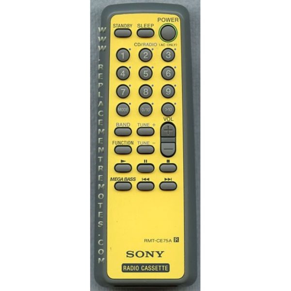 Sony RMT-CE75A/LIC/SET/YELLOW Audio Remote Control – RMTCE75A