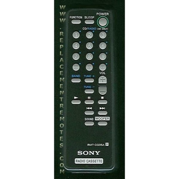 Sony RMT-CG35A Audio Remote Control – RMTCG35A