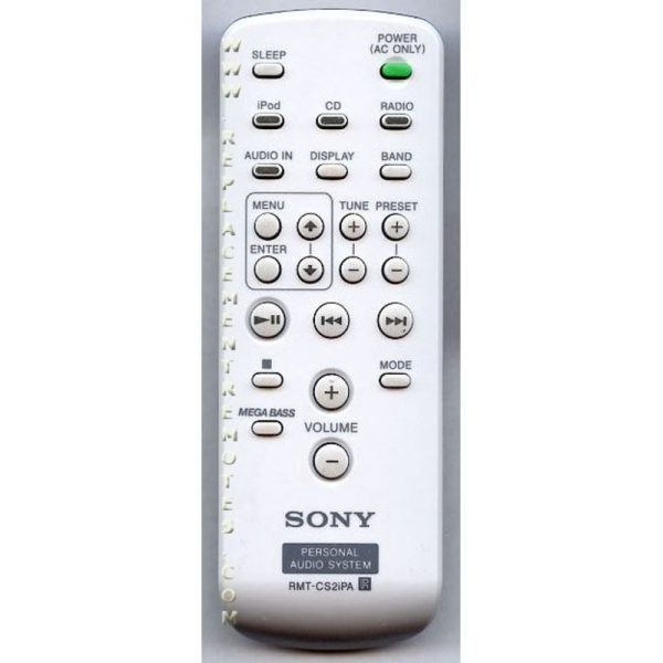 Sony RMT-CS2iPA Audio Remote Control