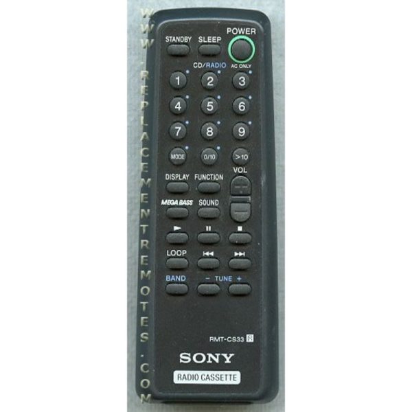 Sony RMT-CS33 Audio Remote Control – RMTCS33