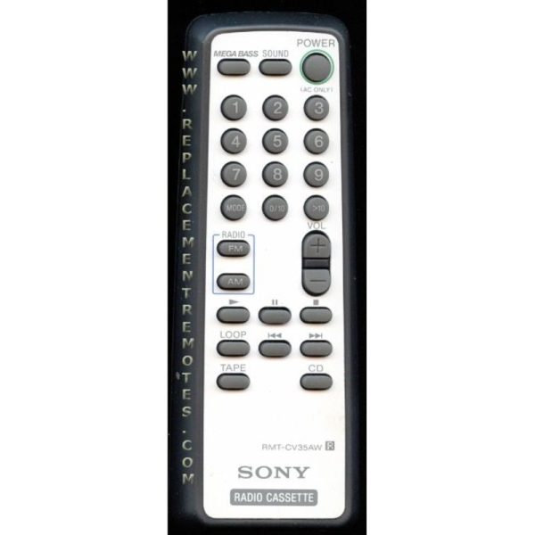 Sony RMT-CV35AW Audio Remote Control – RMTCV35AW