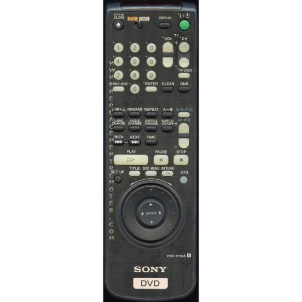 Sony RMT-D107A DVD Remote Control – 141807521 – RMTD107A
