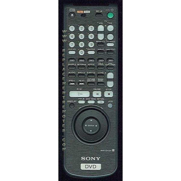 Sony RMT-D112A DVD Remote Control -141832141 – RMTD112A