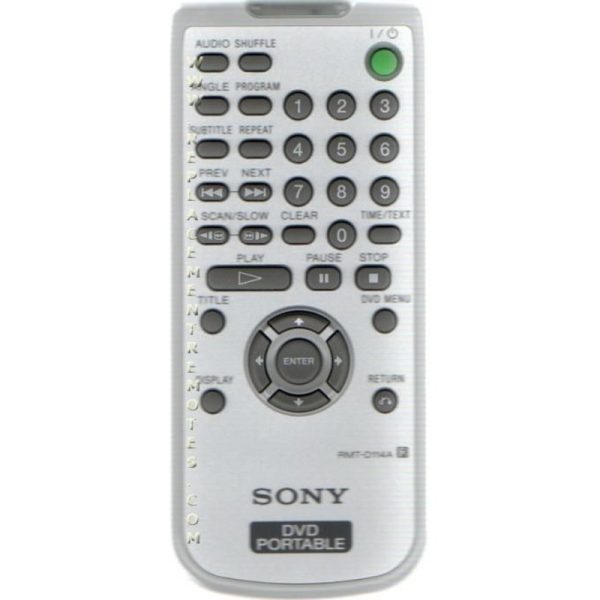 Sony RMT-D114A DVD Remote Control – 141898712 – RMTD114A