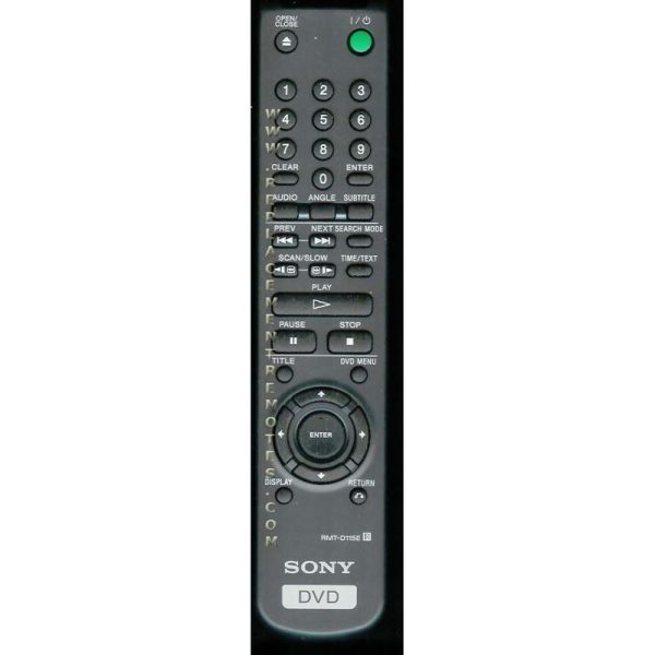 Sony RMT-D115E DVD Remote Control – 141898831 – RMTD115E