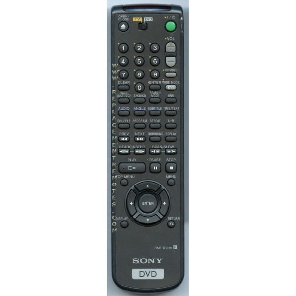 Sony RMT-D131A DVD Remote Control – 147688911 – RMTD131A