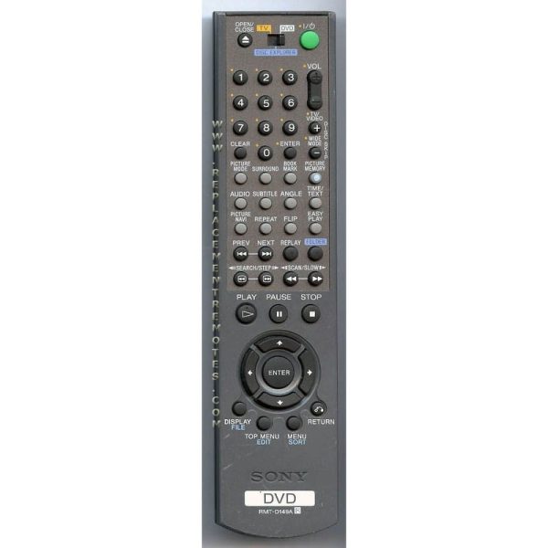 Sony RMT-D149A DVD Remote Control – 147732811 – RMTD149A