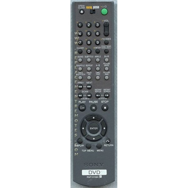 Sony RMT-D159A DVD Remote Control – 147801511 – RMTD159A