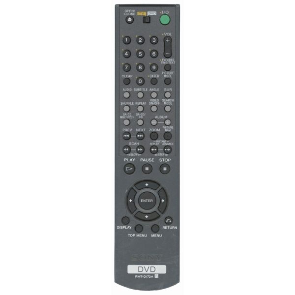 Sony RMT-D172A DVD Remote Control – 147884331 – RMTD172A