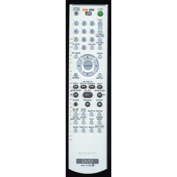 Sony RMT-D179A DVD Remote Control – 147932611 – RMTD179A