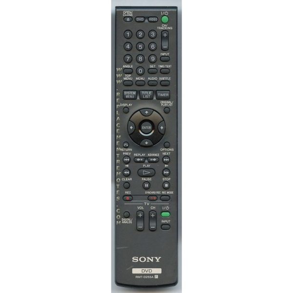 Sony RMT-D255A DVD/VCR Remote Control – 988512077 – RMTD255A