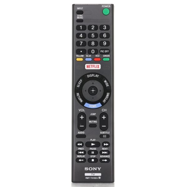 Sony RMT-TX102U Smart TV Remote Control | Netflix – RMTTX102U