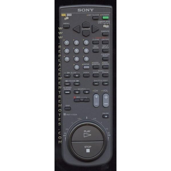 Sony RMT-V102A VCR Remote Control – 146577011 – RMTV102A
