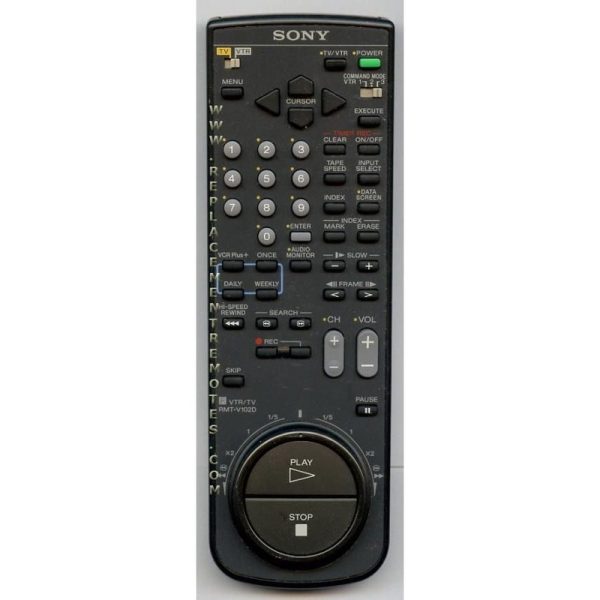 Sony RMT-V102D TV/VCR Remote Control – 146591511 – RMTV102D